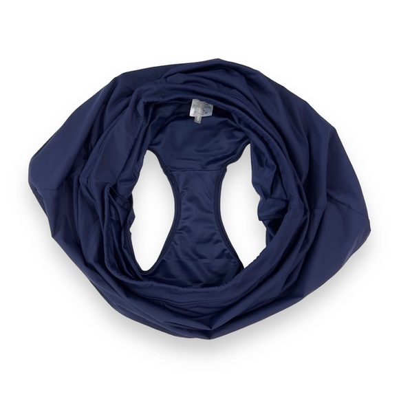 Lands End Swim Skirt with built-in briefs Style 347223 Navy size 18 - Picture 4 of 9